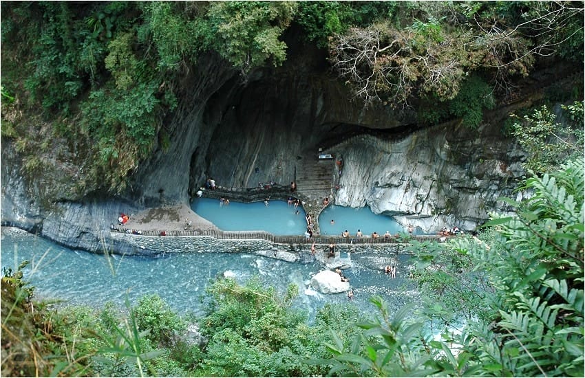 Wenshan Hot Springs Taroko before typhoon