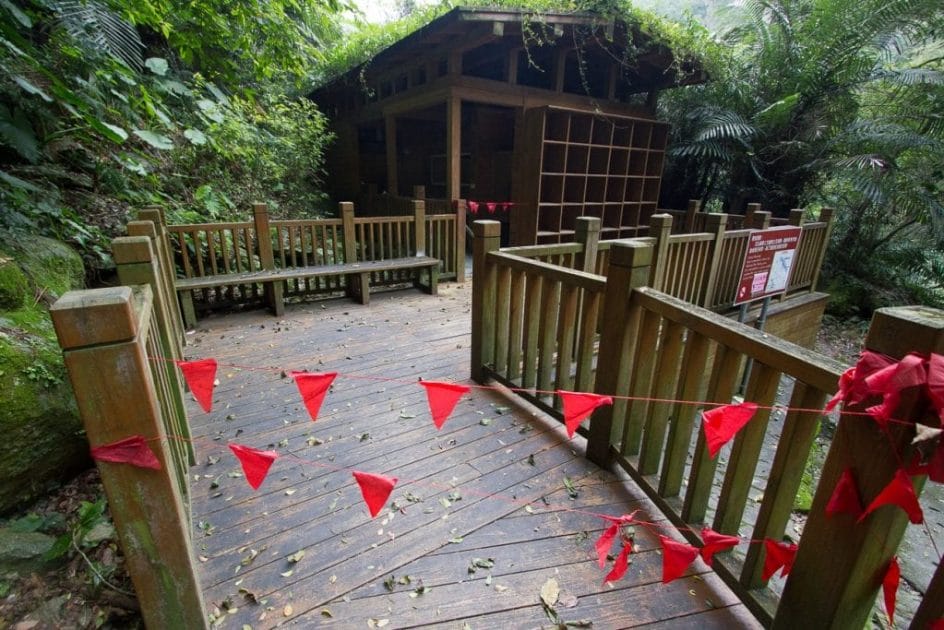 Changeroom at Wenshan Hot Spring