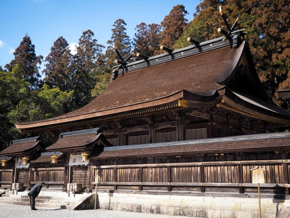 Kumano Hongu Taisha grand shrine on the Kumano Kodo pilgrimage