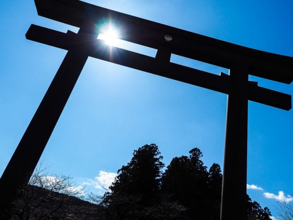 Otorii, the largest torii gate in Japan, Hongu