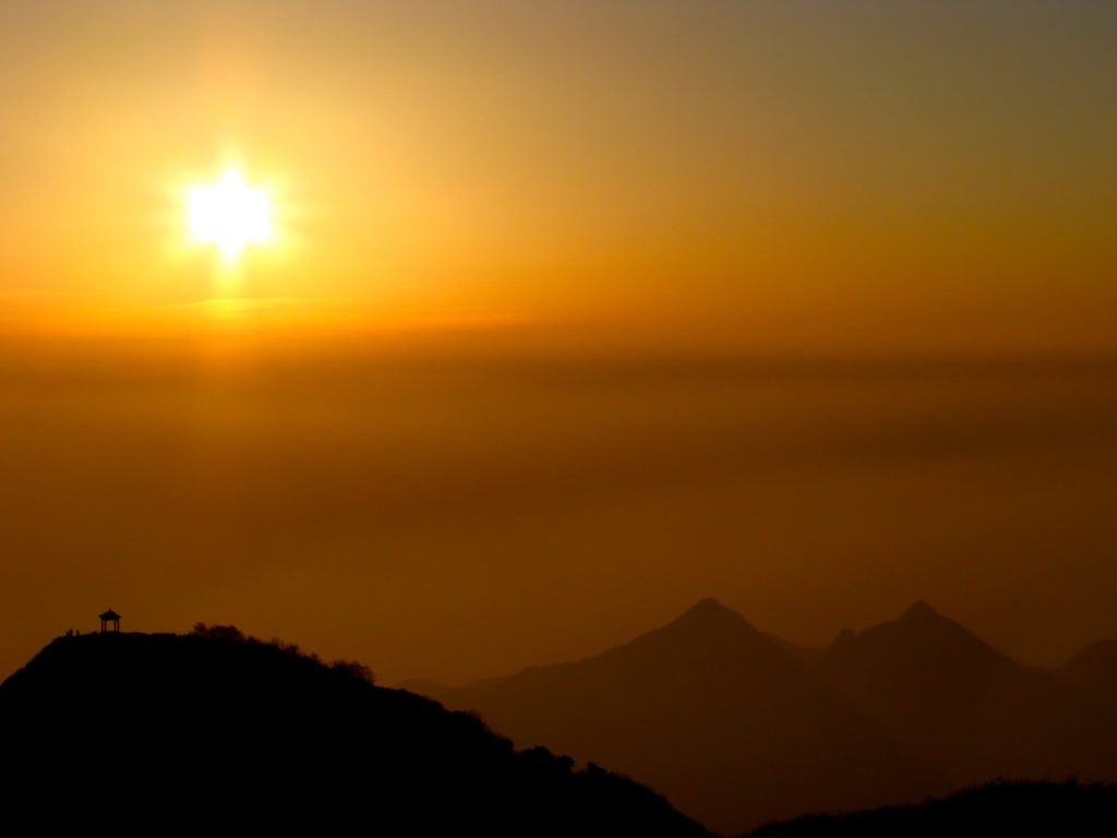 Mount Tai sunset