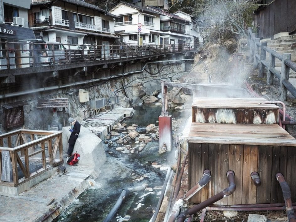 Hot spring eggs at Yunomine onsen, Wakayama