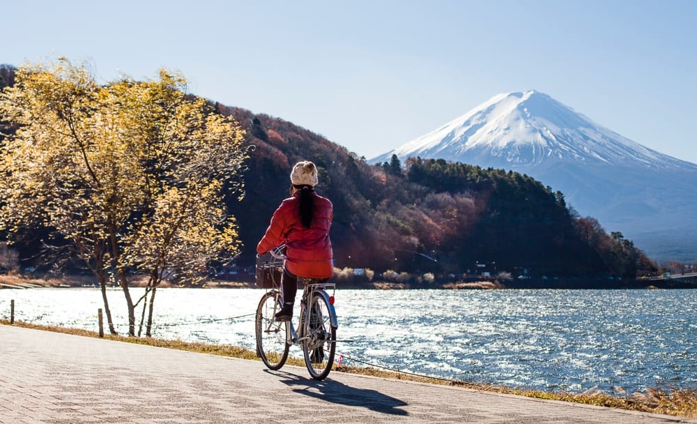 Cycling around Mount Fuji