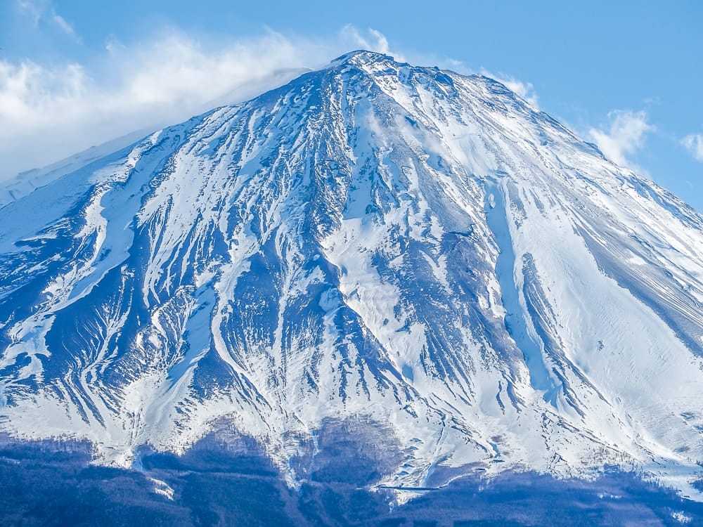 Mt. Fuji summit from Koyo-Dai