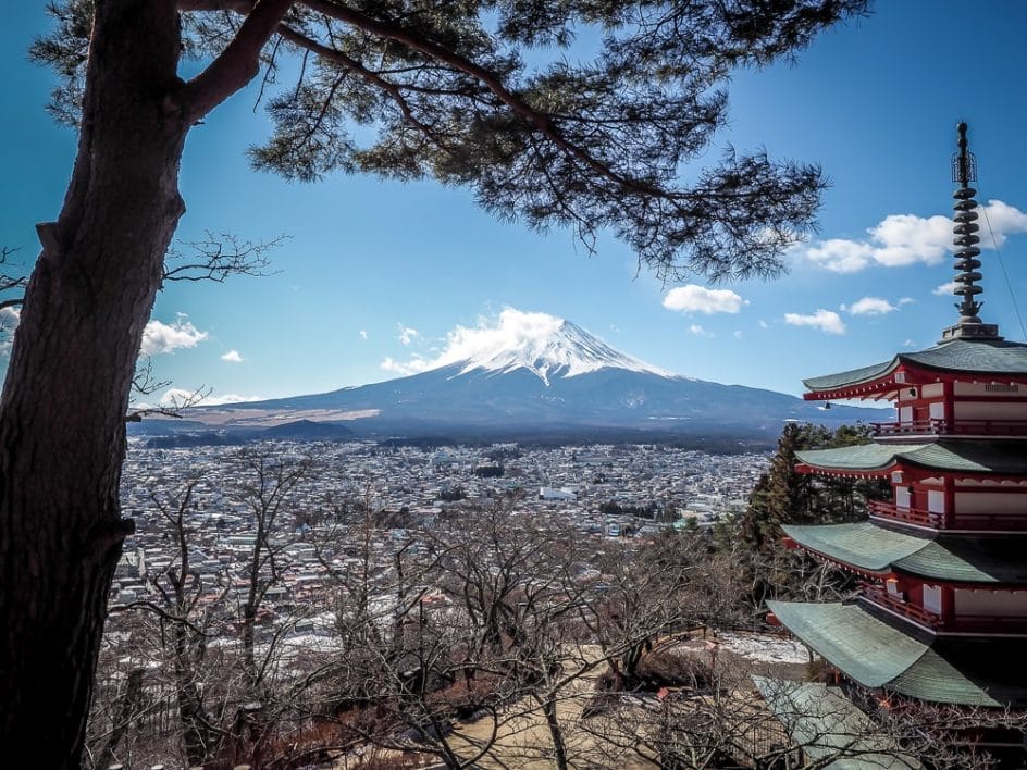 Many say this is the best view of Mt. Fuji, from Chureito Pagoda