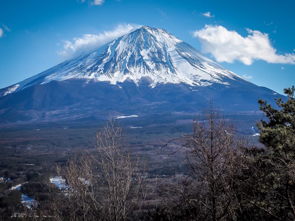 Koyo-Dai, one of the best places to see Mount Fuji