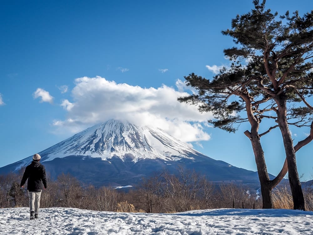 Sanko-Dai, offering one of the best views of Mt. Fuji