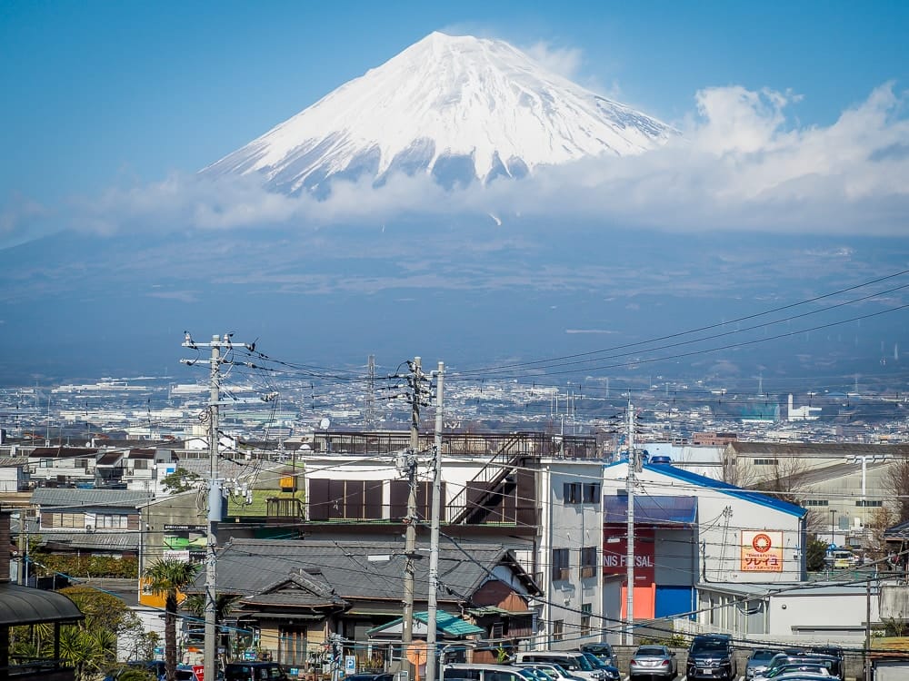 Shin-Fuji train station, one of the best places to see Mt. Fuji