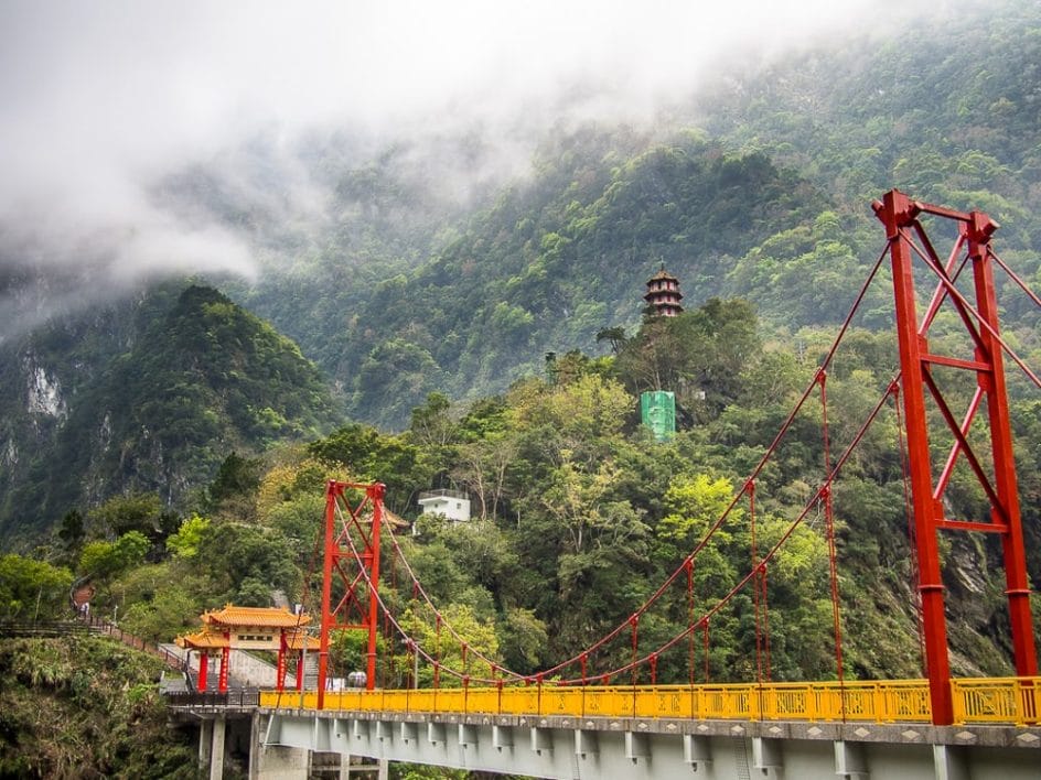 Taroko Gorge, one of the most famous Taiwan attractions