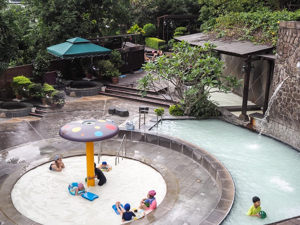 Cold pool at Beitou hot spring, one of the things to do in summer in taipei