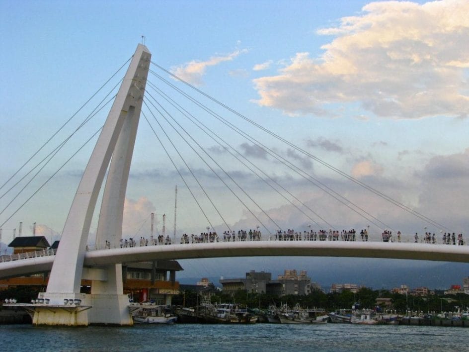 Lover's bridge, Fisherman's Wharf, Danshui, Taipei