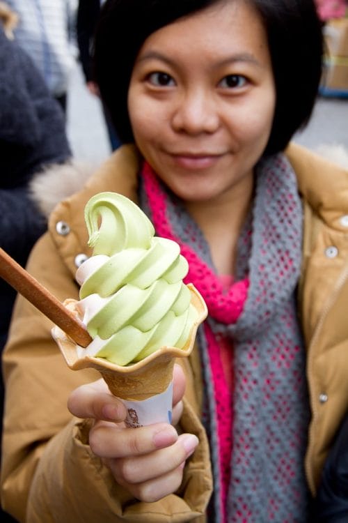 Matcha ice cream