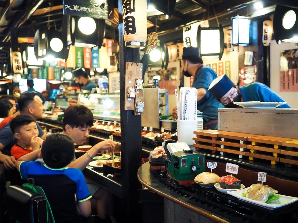 Train sushi, Ximending