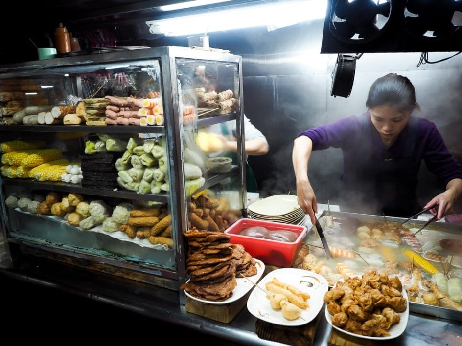 Nanjichang Night Market Keelung Tianbula vendor