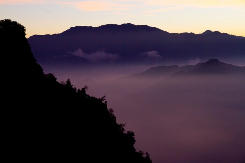 'Sea of clouds' sunrise, Alishan, Taiwan