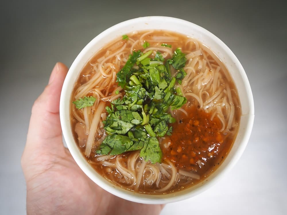 Mee sua (mian xian) at Ay-Chung (A zong) Flour Rice Noodles Ximending