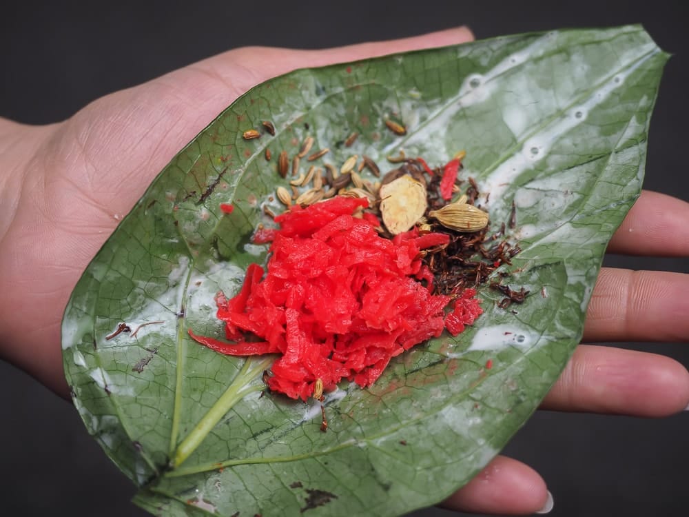 Indian/Burmese-style betel nut, found on Burma Street Taiwan