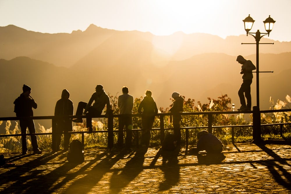 Duigaoyue sunrise viewing platform, Alishan