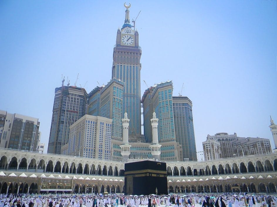 Kabaa in Mecca, end point of the Hajj, one of the most well known pilgrimages around the world