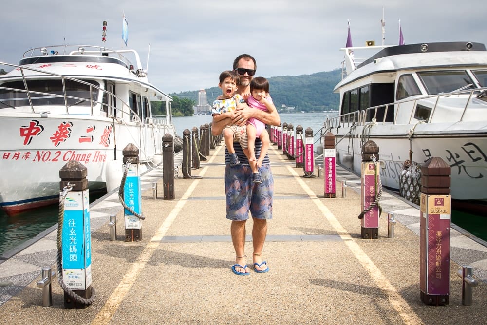 On the docks at Itashao, Sun Moon Lake, Taiwan