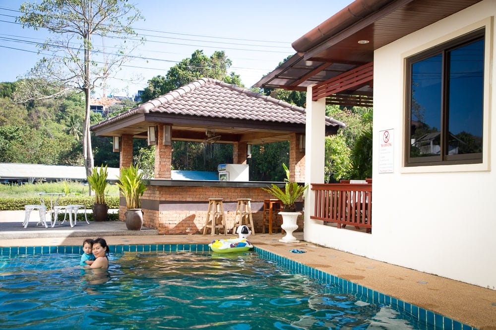 The pool at Kata Noi Resort, Phuket