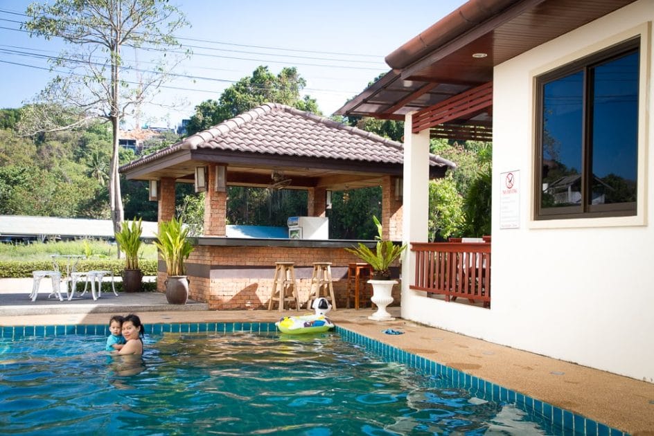 The pool at Kata Noi Resort, Phuket