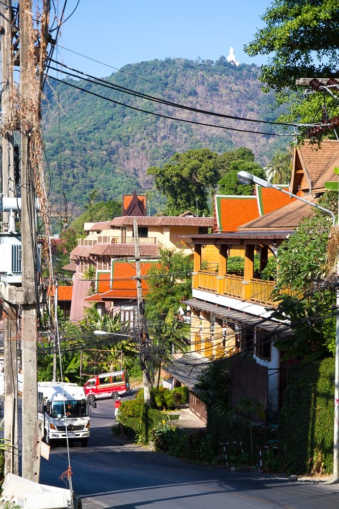 Road from Kata Noi to Kata Yai, Phuket