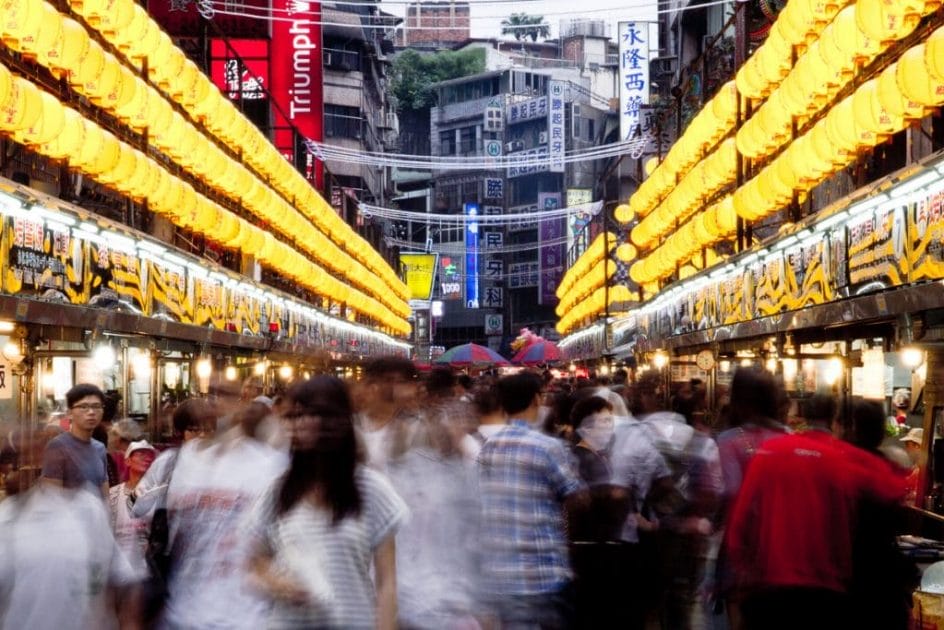 Keelung's Miaokou Night Market, one of the best night markets in Taiwan