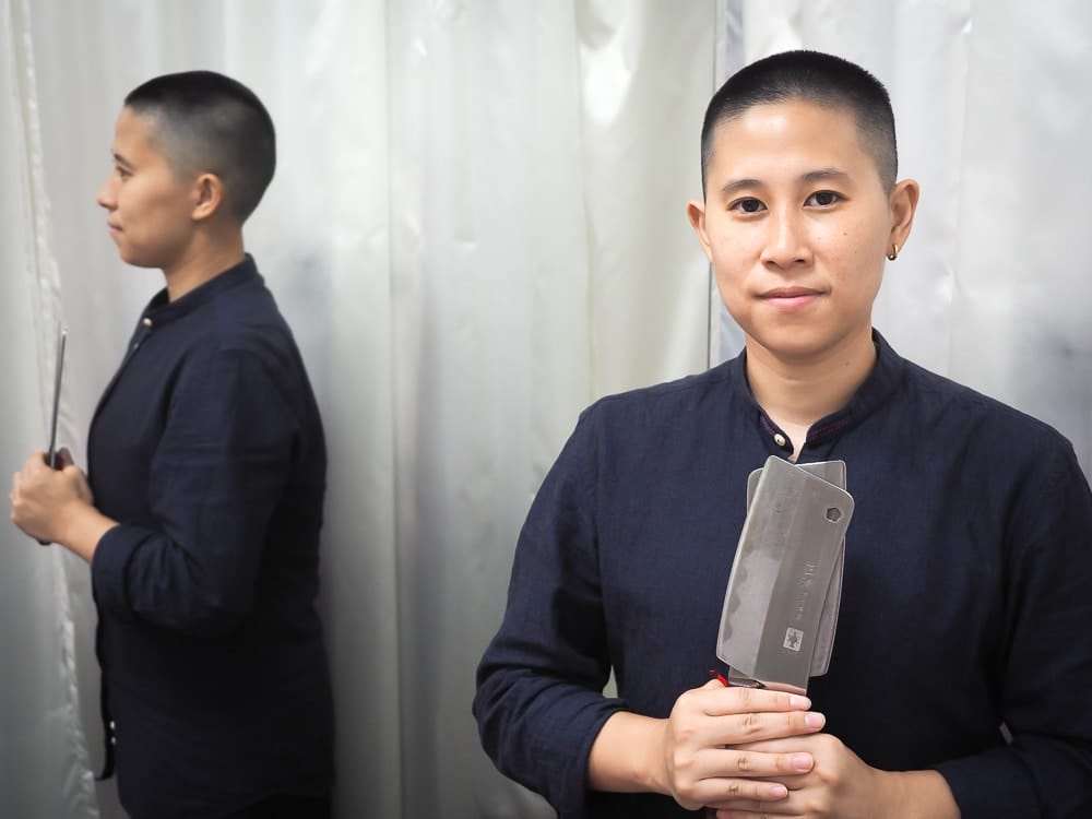 Olivia Wu, master of Chinese knife massage in Taipei, Taiwan