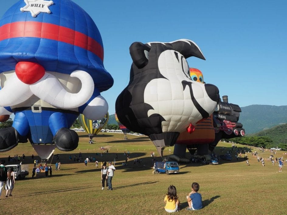 Taiwan hot air balloon festival