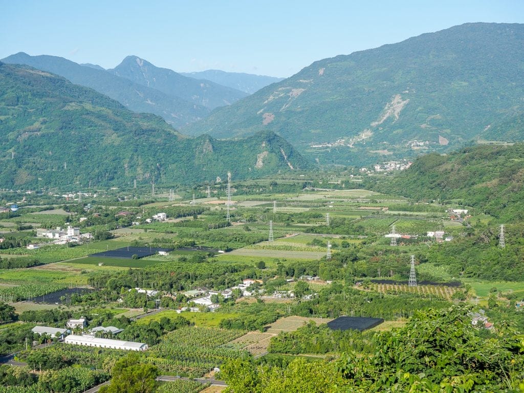 Gorgeous rural scenery in Luye, Taitung