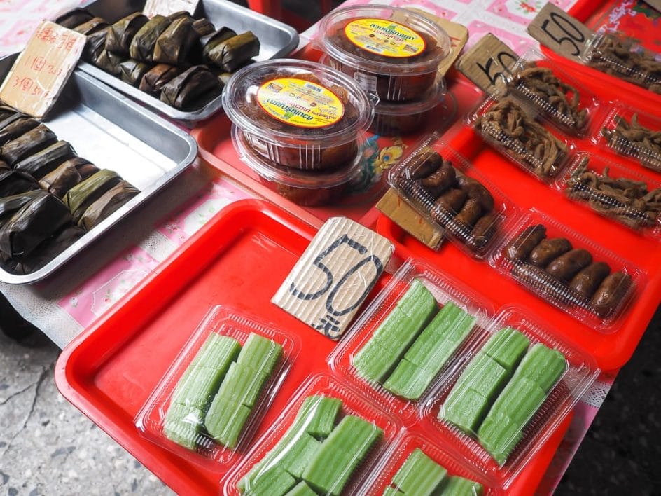 Random foods for sale on Burma Street