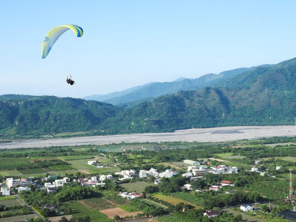 Paragliding in Luye, Taitung, Taiwan