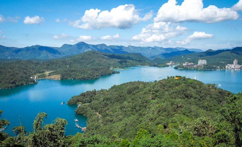 Sun Moon Lake, one of the most famous day trips from Taichung