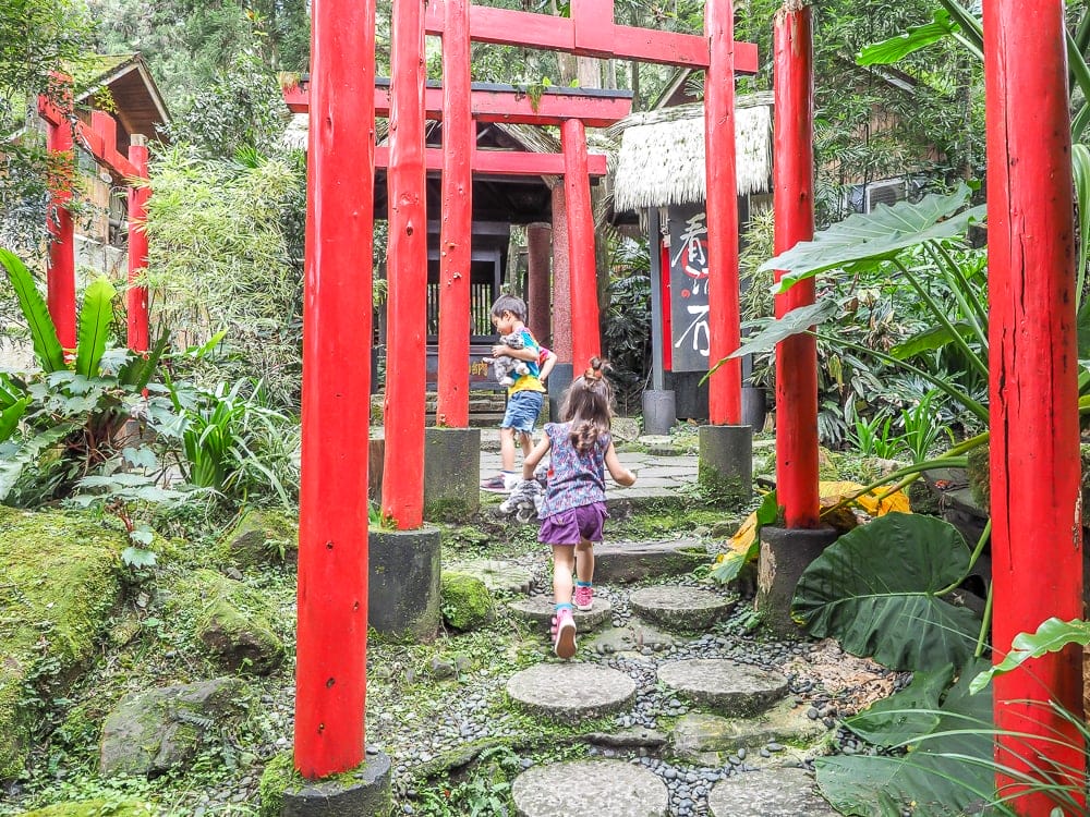 Sun Moon Torii Trail at Xitou Monster Village