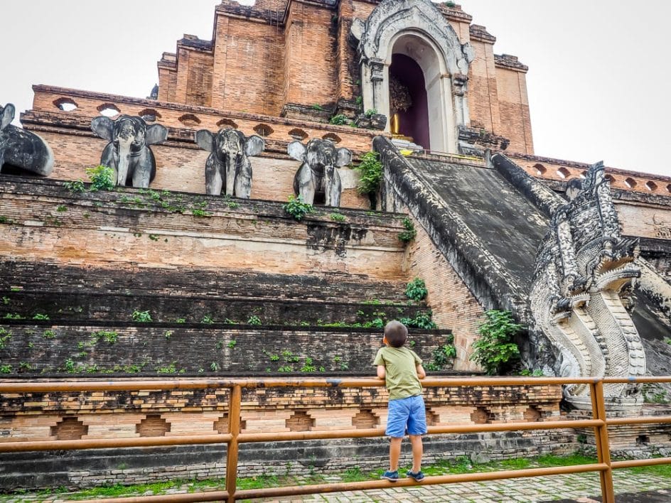 Ruins of Wat Chedi Luang, one of the best temples in Chiang Mai's Old City