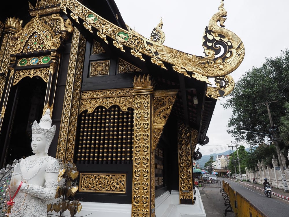 Wat Inthakin, the "black temple" in Chiang Mai