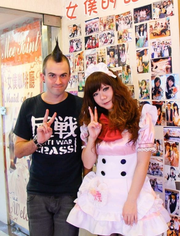 What do do in Akihabara? Visit a maid cafe! 