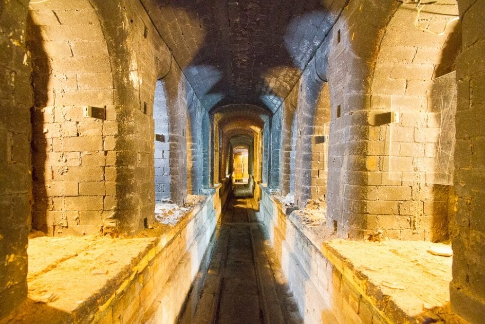 Inside Guzao historical kiln, Yingge, Taiwan