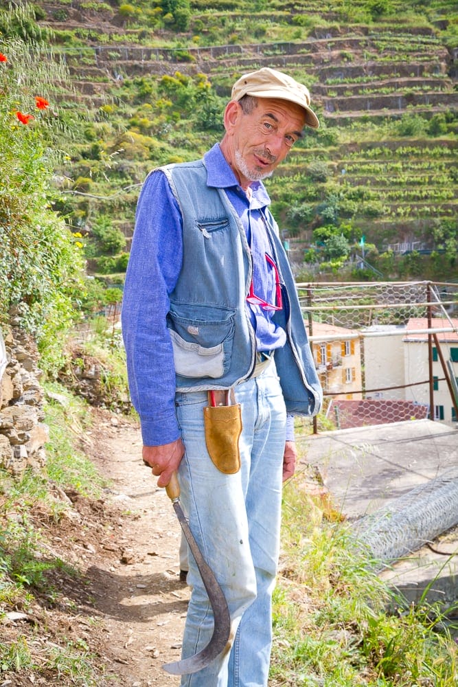 Farmer in Cinque Terre