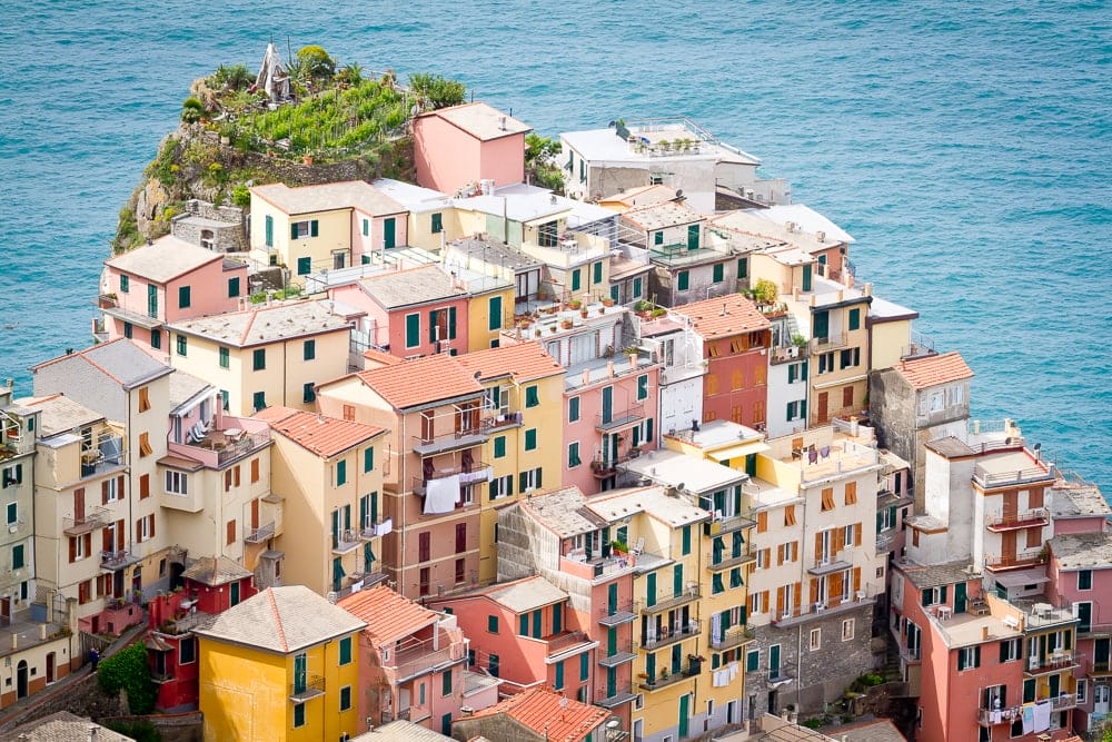 Manarola, Cinque Terre from above