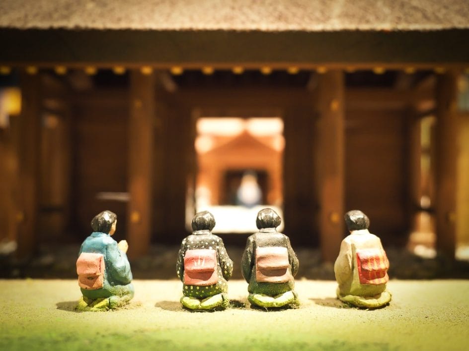 Ise Grand Shrine miniature at the Museum of World Religions Taipei