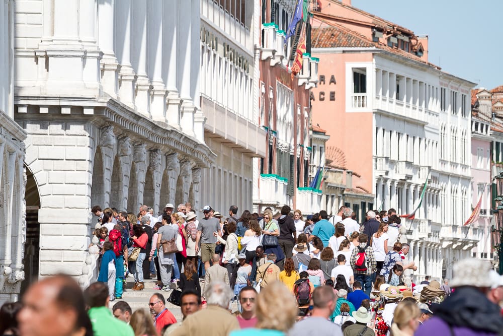 Crowds in Venice