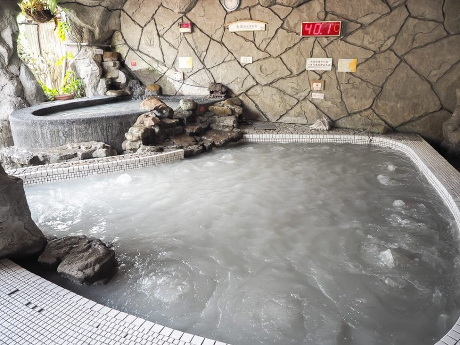 Guanziling mud hot spring, one of the best things to do in Taiwan in January