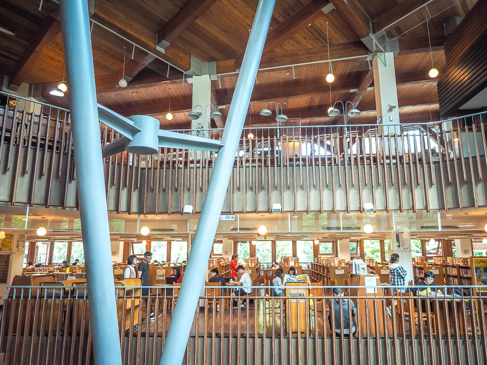 Inside Beitou Library