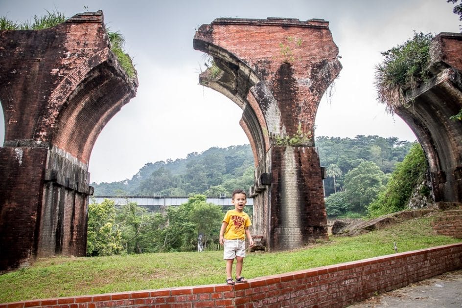 Remains of Longteng Bridge, one of the most famous Miaoli attractions