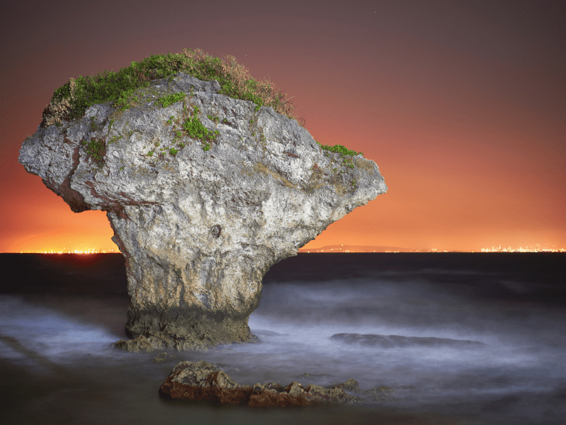 Coast of Xiaoliuqiu, Kaohsiung, Taiwan