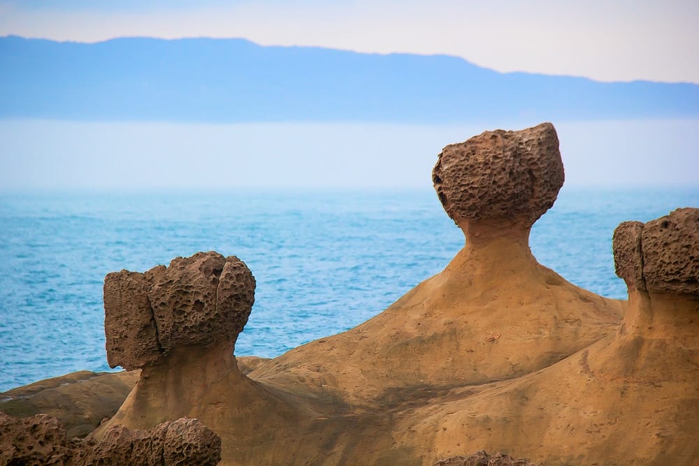Yehliu Geopark, one of the most popular day tours from Taipei