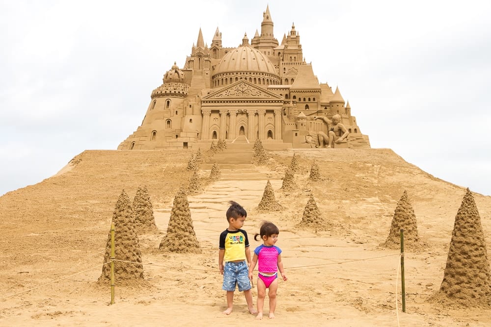 Fulong Sand Castle Festival, one of the best things to do in summer in taiwan