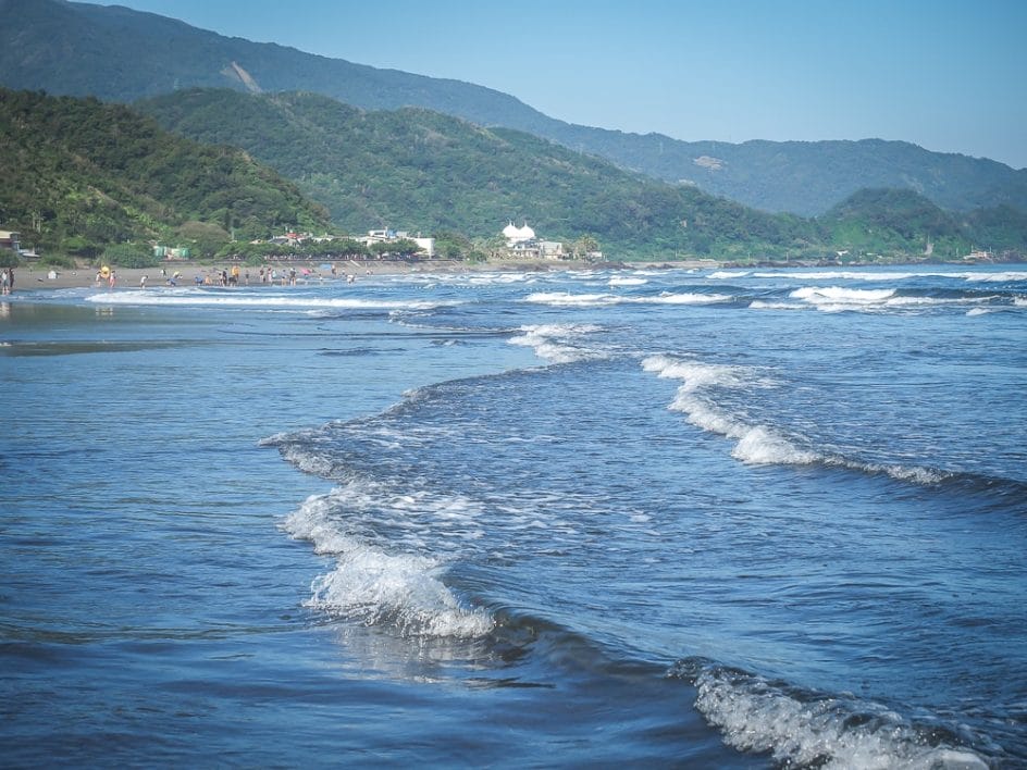 Wai Ao beach, Yilan, Taiwan, which is even possible to visit as a one day trip from Taipei